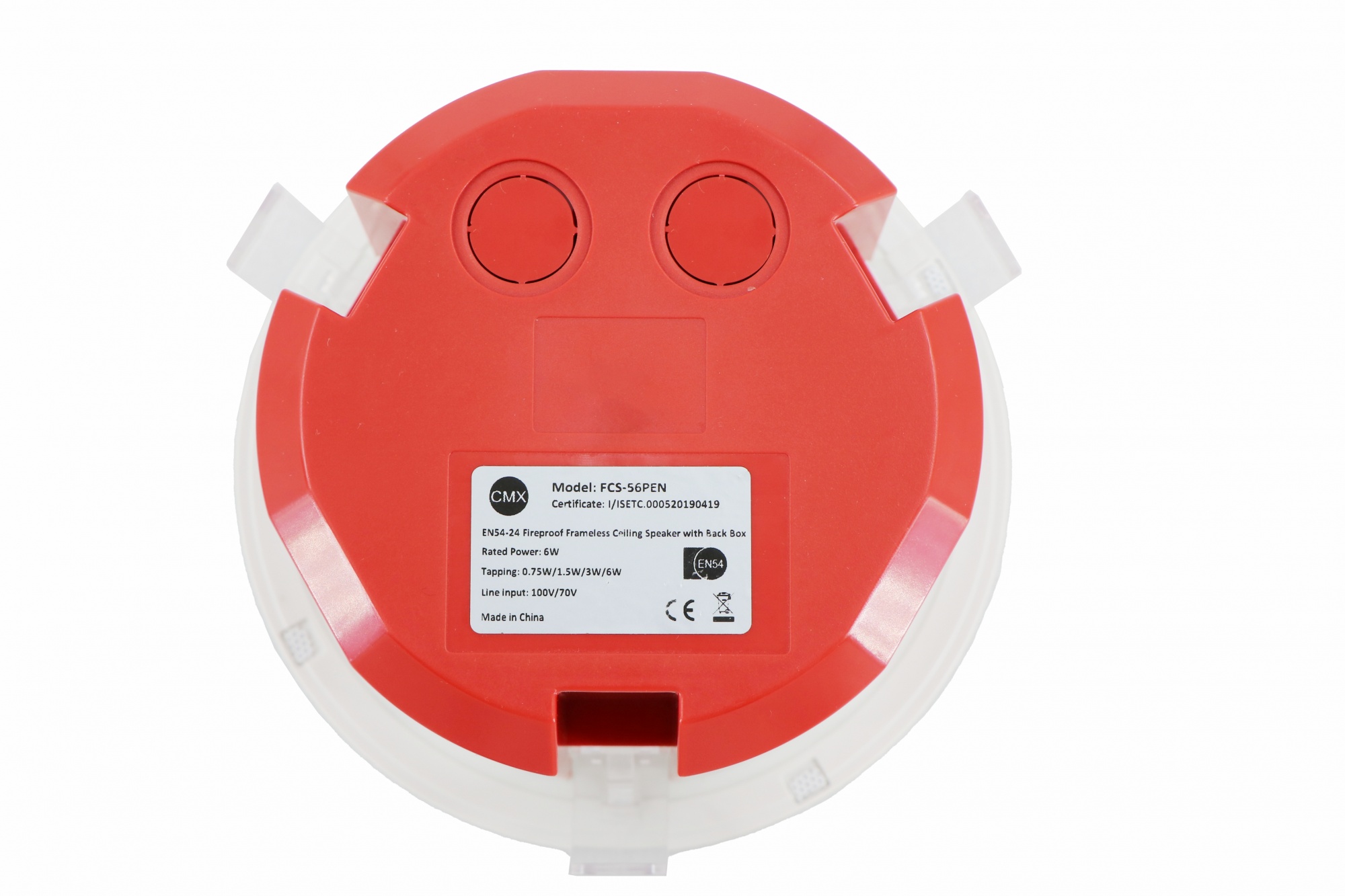 EN54-24 5” Ceiling Speaker FCS-56PCEN 6W-3W-1.5W-0.75 W at 100V