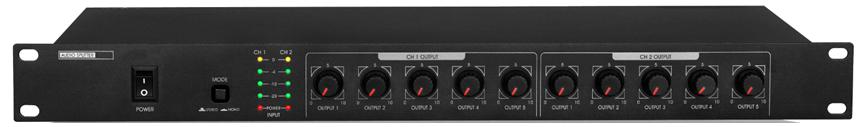 Signal Distributor/Signal Splitter （1:12 / 2:6） PA-100SD