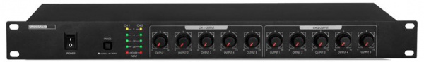 Signal Distributor/Signal Splitter (1:12 / 2:6) PA-100SD