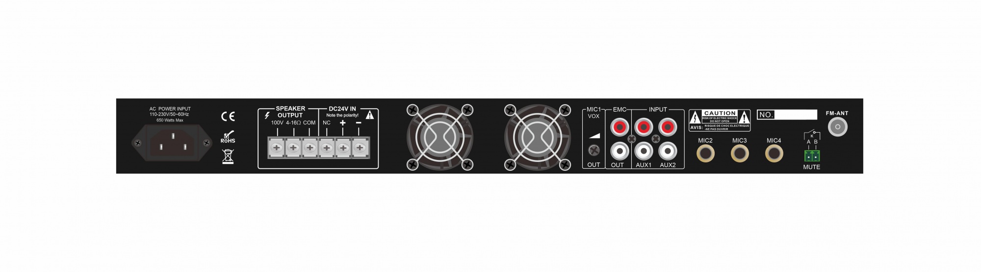 Mixer Amplifier with USB/SD/FM/Bluetooth DC-60A/DC-120A/DC-240A/DC-350A/DC-500A