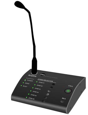 2 Zone Remote Microphone PA-2500RM