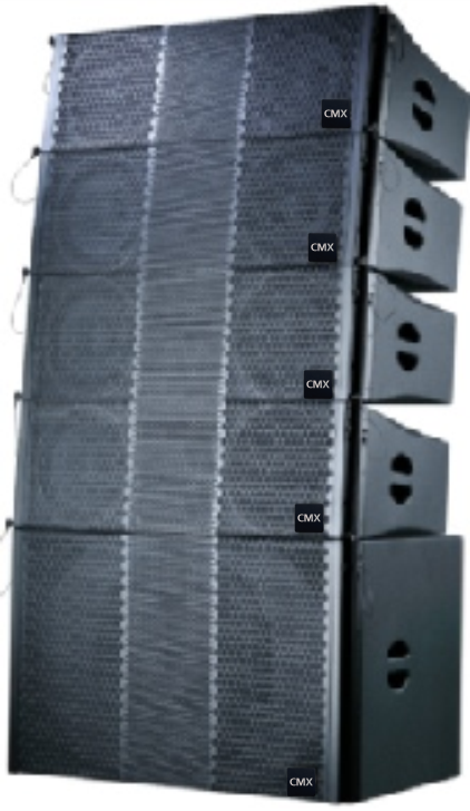 Passive Dual 6”/8”/10”/12”  Line Array Loudspeakers - CQ series 