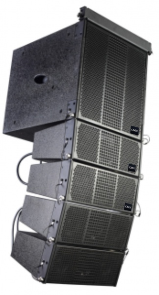 Active Dual 5”/6”/8”/10”/12”  Line Array Loudspeakers - LAS series 