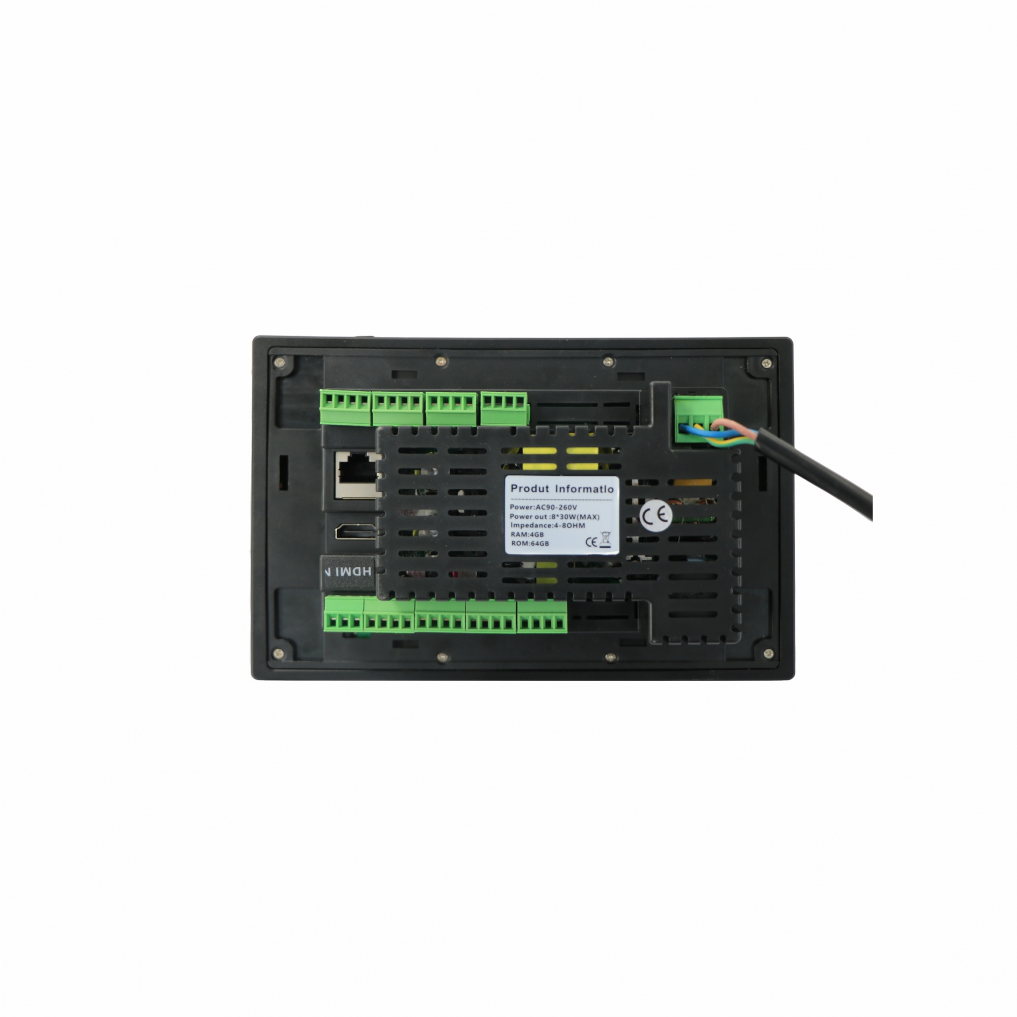 8 Inch Touch Sreen On Wall Amplifier with Bluetooth/USB/FM/WIFI A8 （ 8x30W）