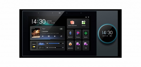 On Wall Amplifier with WI-FI/Bluetooth/TF/AUX/FM  H7 ( 8x25W)