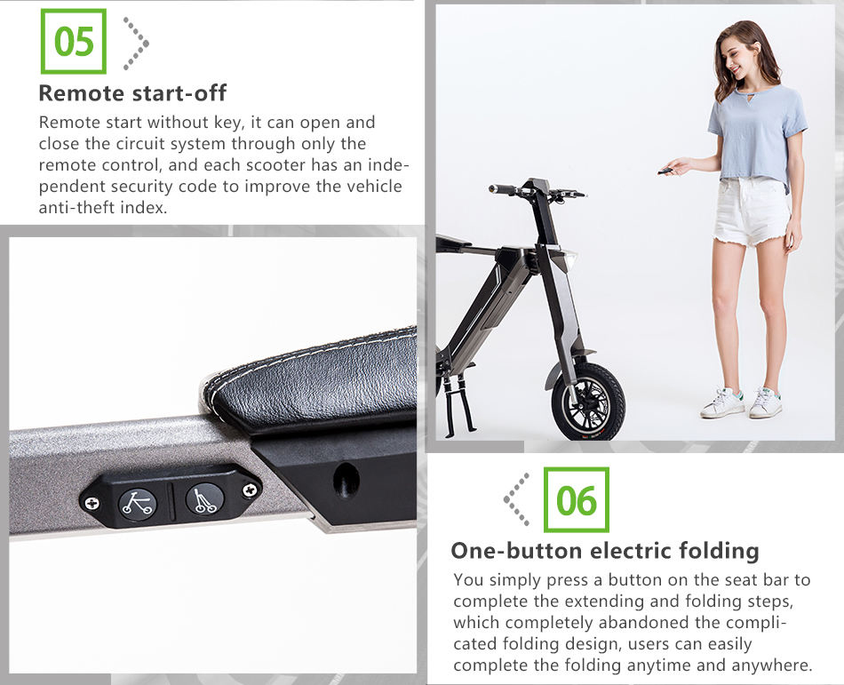 AK1  Folded e bike