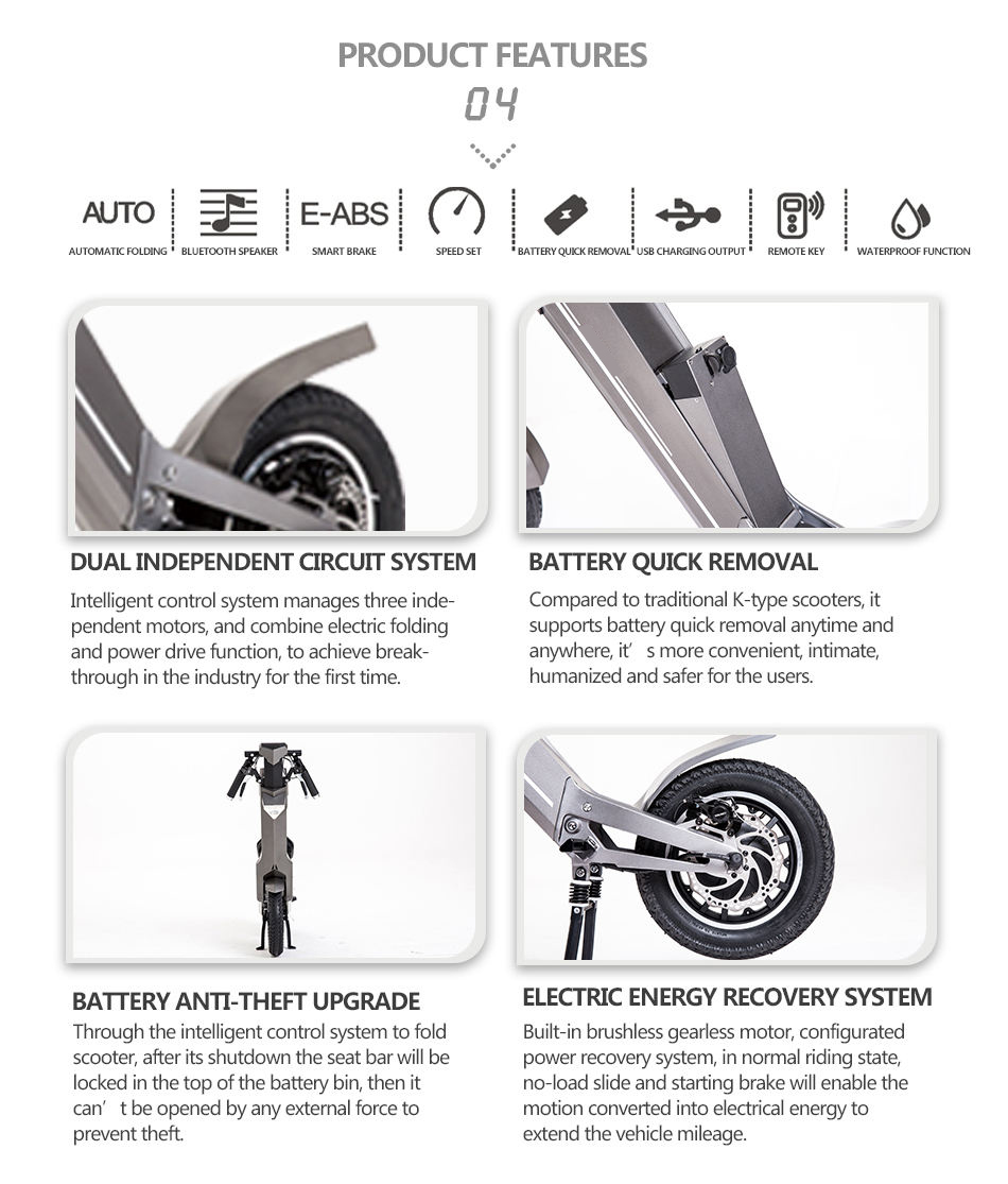 AK1  Folded e bike