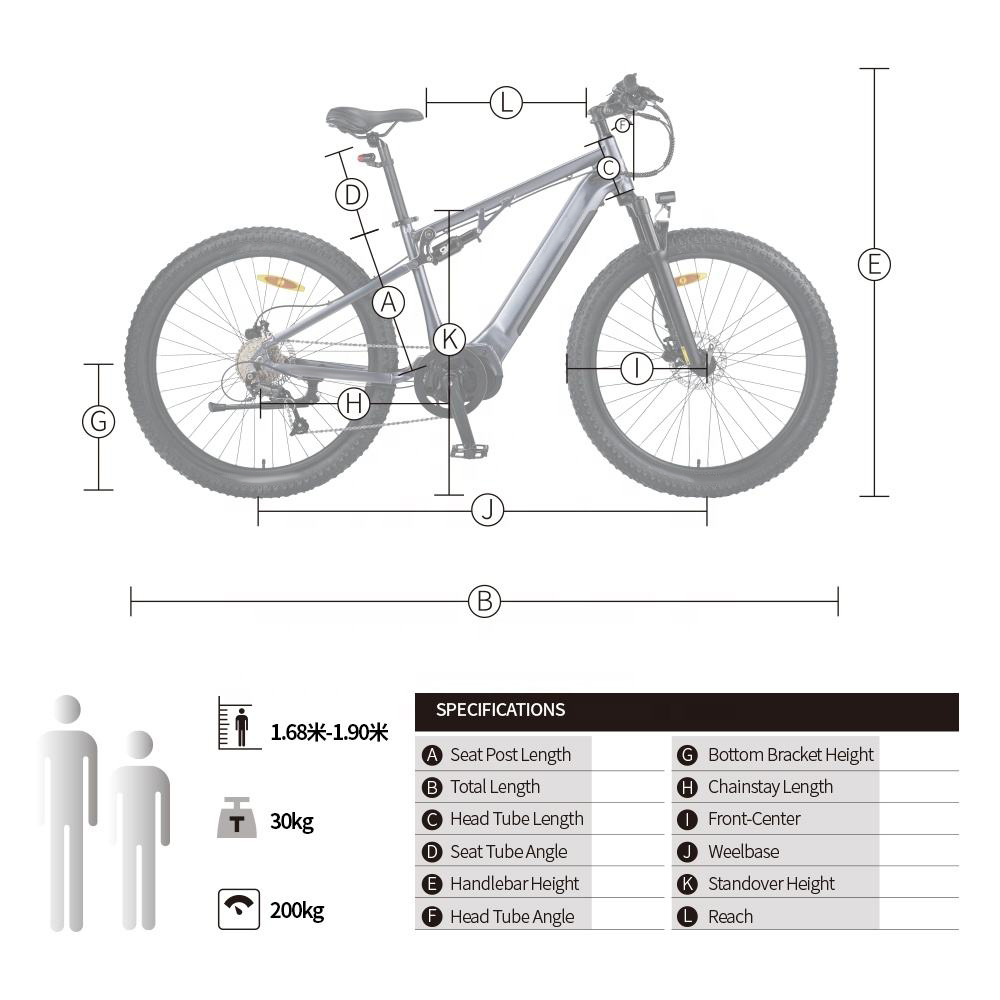 27M201 350W 48V 10.4ah Electronic Intelligent City Bicycle Mountain Bike