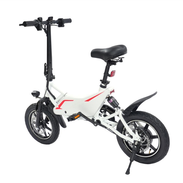 2 Wheels Cheap New 350 Watt Electric Moped with Pedals Electric Moped