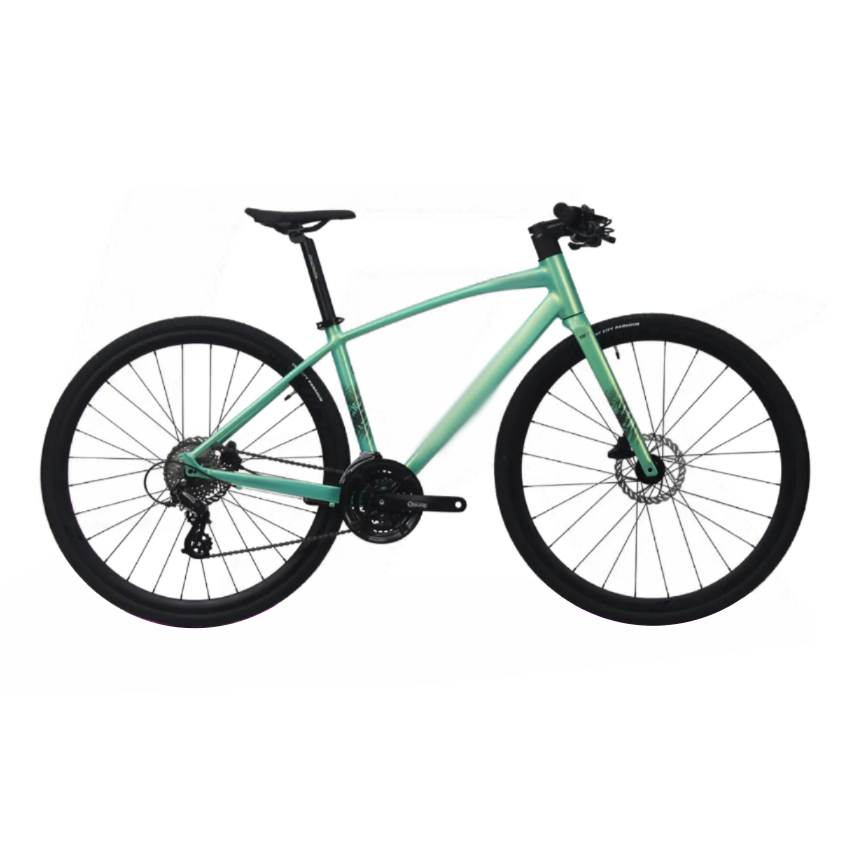 Flat-barroad bicycle