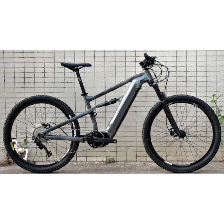 Aluminum alloy electric-assisted soft-tail mountain bike