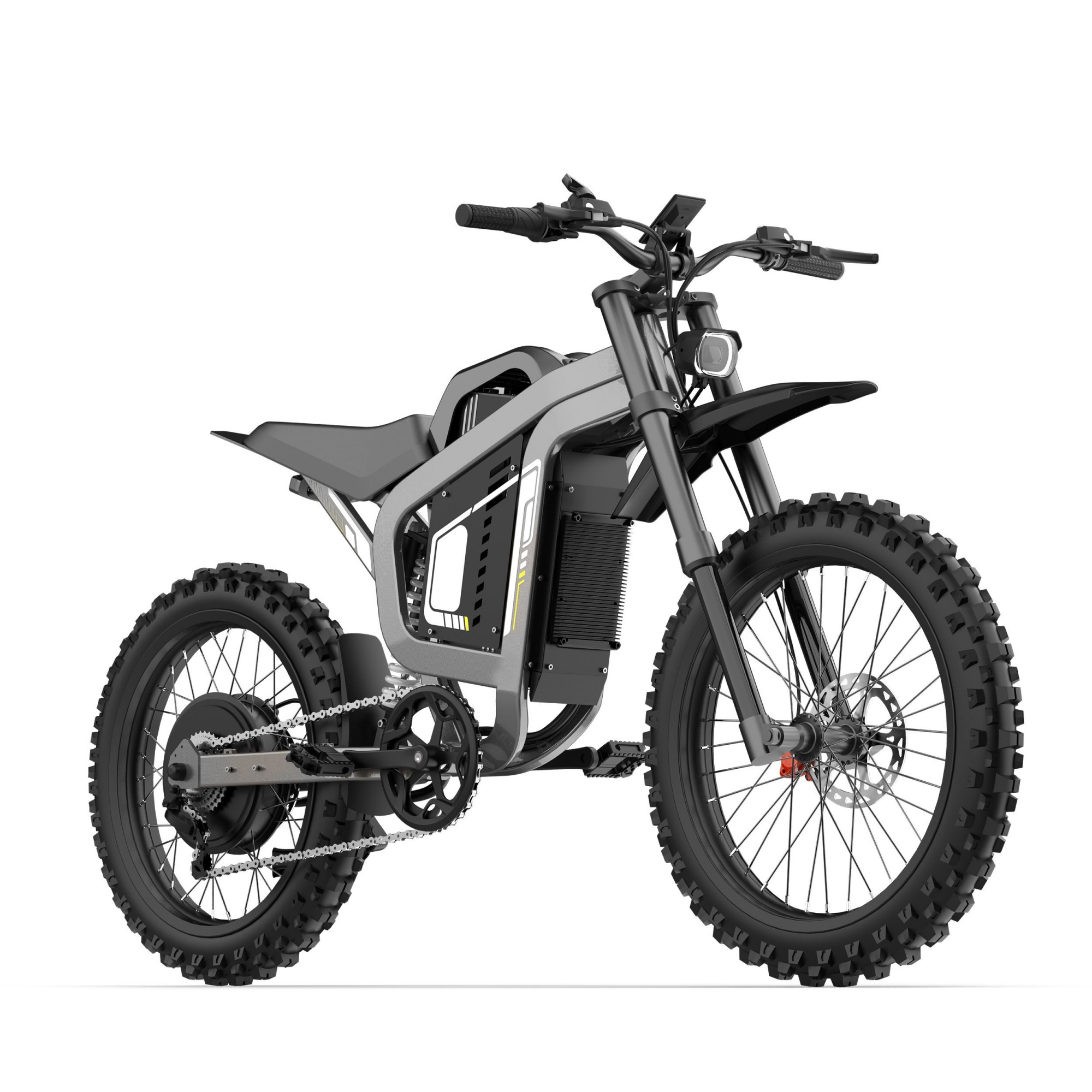 High-speed adult electric off-road motorcycle, full suspension off-road electric bicycle