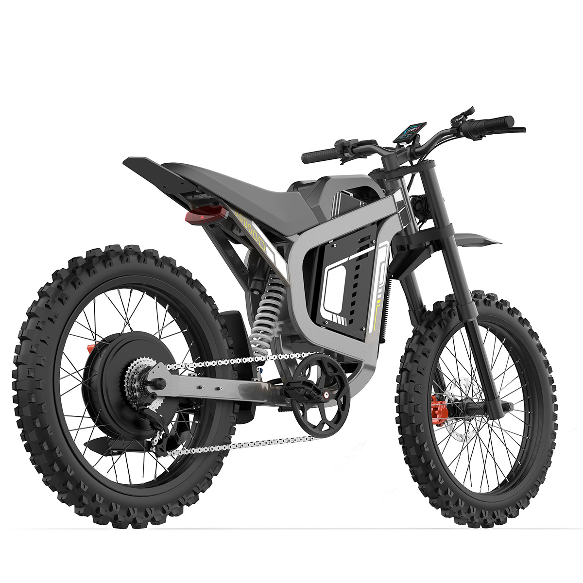 High-speed adult electric off-road motorcycle, full suspension off-road electric bicycle