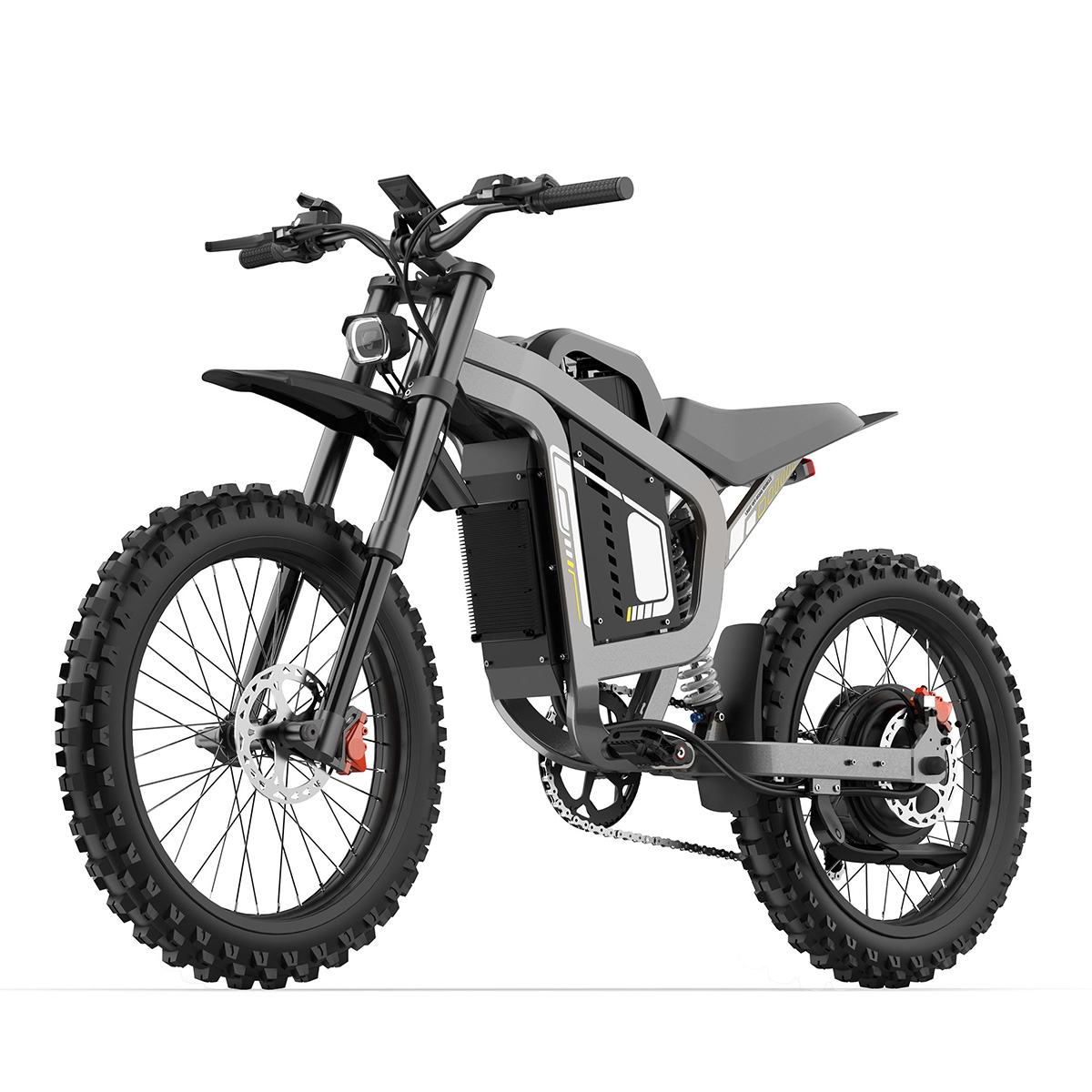 High-speed adult electric off-road motorcycle, full suspension off-road electric bicycle