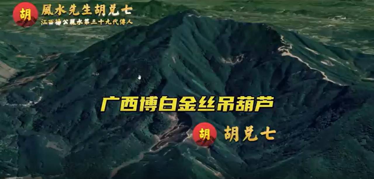 广西风水金丝吊葫芦，为客户所点的风水大地