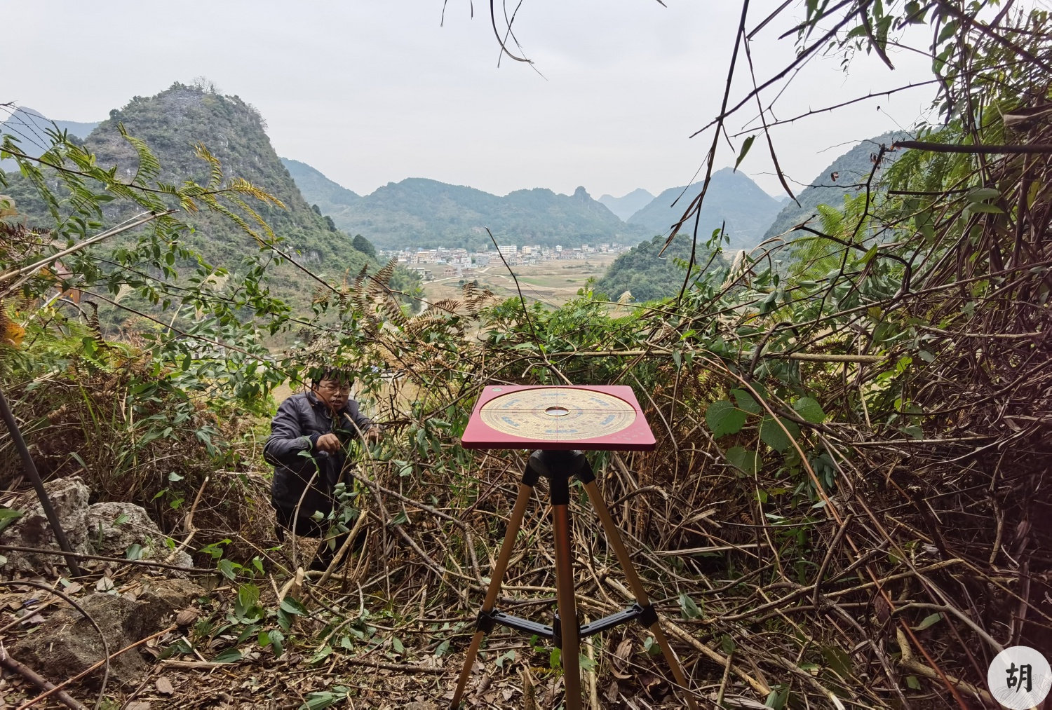 在广西河池点地，喝形鲤鱼跃龙门，客户东家有福气，先生有眼力，此地贵气十足