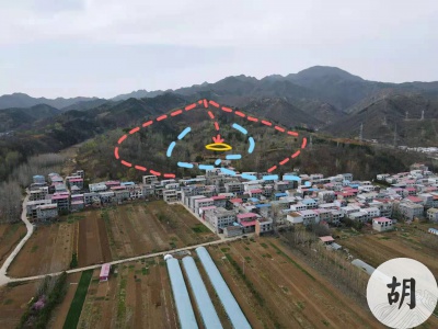 洛阳风水大地，我为客户所点“天女抱鼓穴”