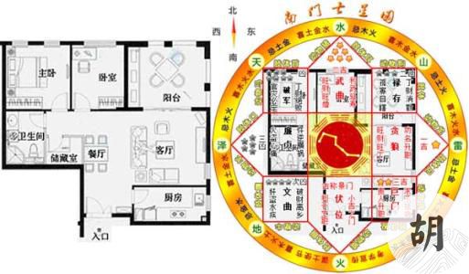 （线上）为网上某客户楼房户型图布局风水