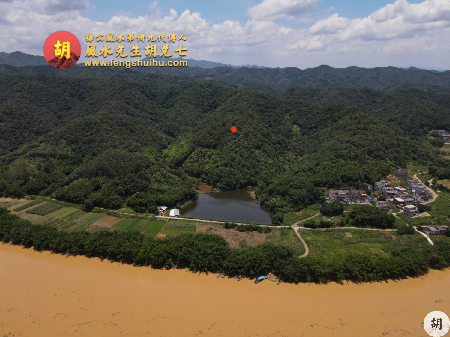 老虎饮水地，广东肇庆，胡兑七作品