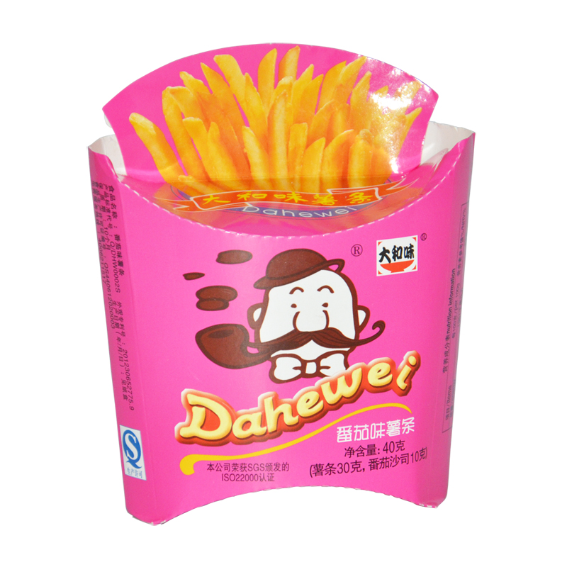 薯条盒自动粘盒机