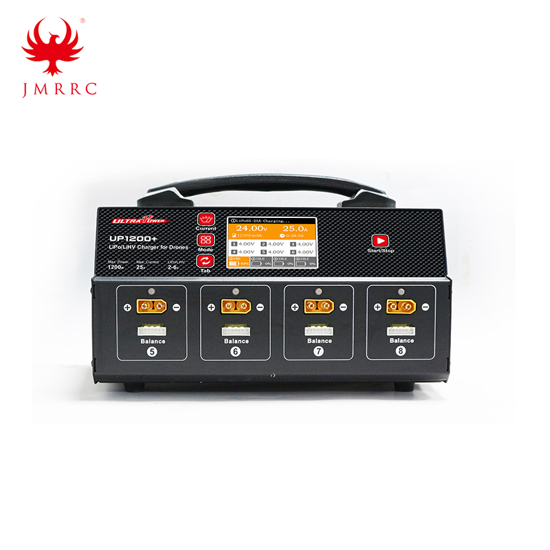 UP1200+ 25A 8 Channel 2-6S Lipo LiHV Battery Charger