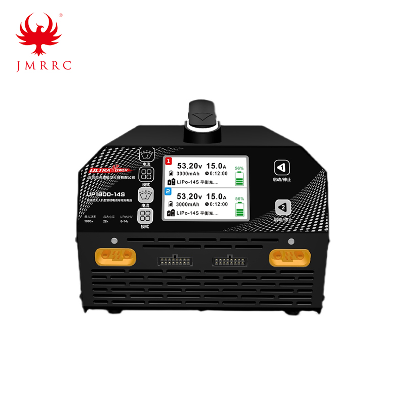 UP1800-14S 6-14S 1800W AC 110V/220V 28A Lipo/LiHV Battery UAV Drone Charger