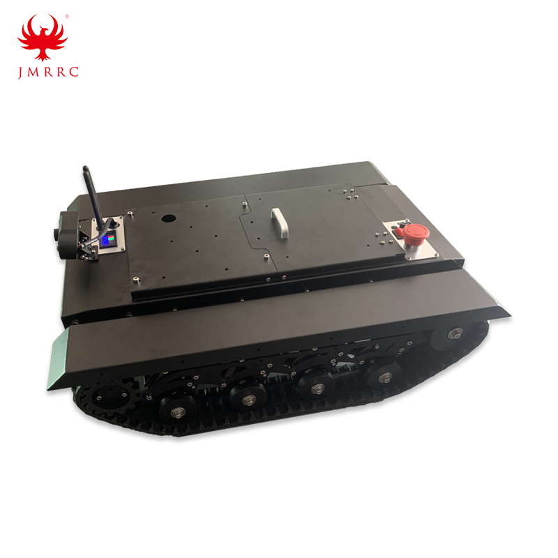 TK50 50kg Payload Smart RC Robotic Tracked Tank Remote Car Rubber Tracks Metal Robot Tank 