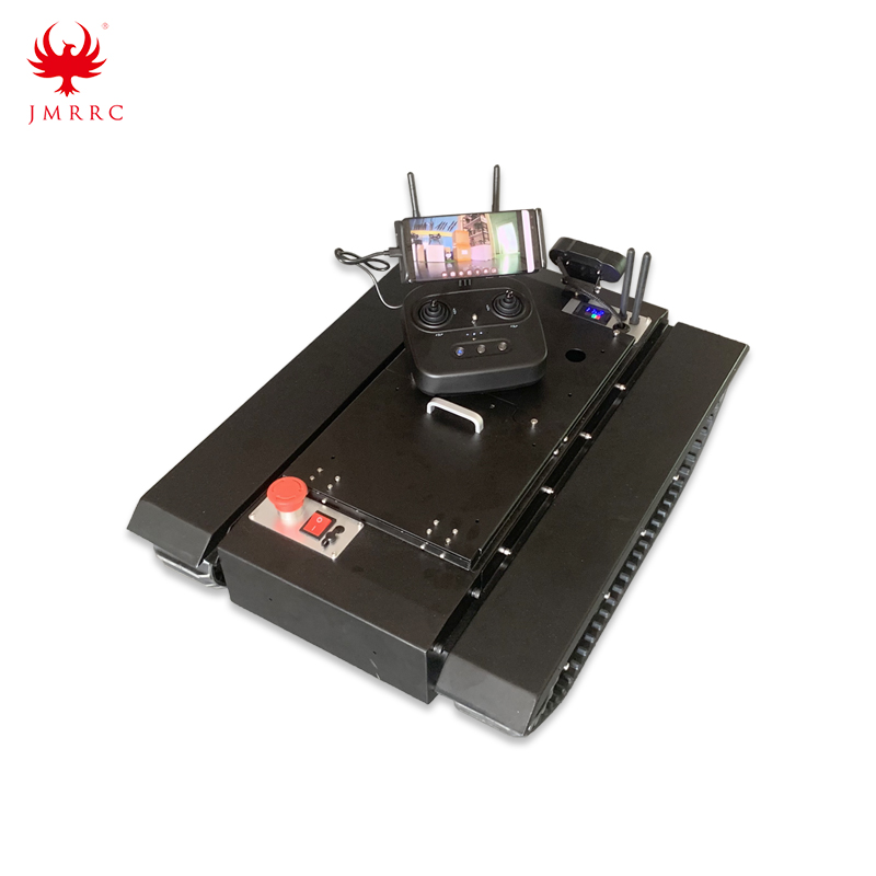 TK50 50kg Payload Smart RC Robotic Tracked Tank Remote Car Rubber Tracks Metal Robot Tank 
