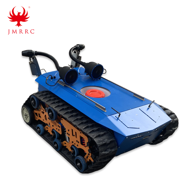 70L Track Tank Pesticide Spraying Robot Car Irrigation Vehicle Streets Cleaning Robot