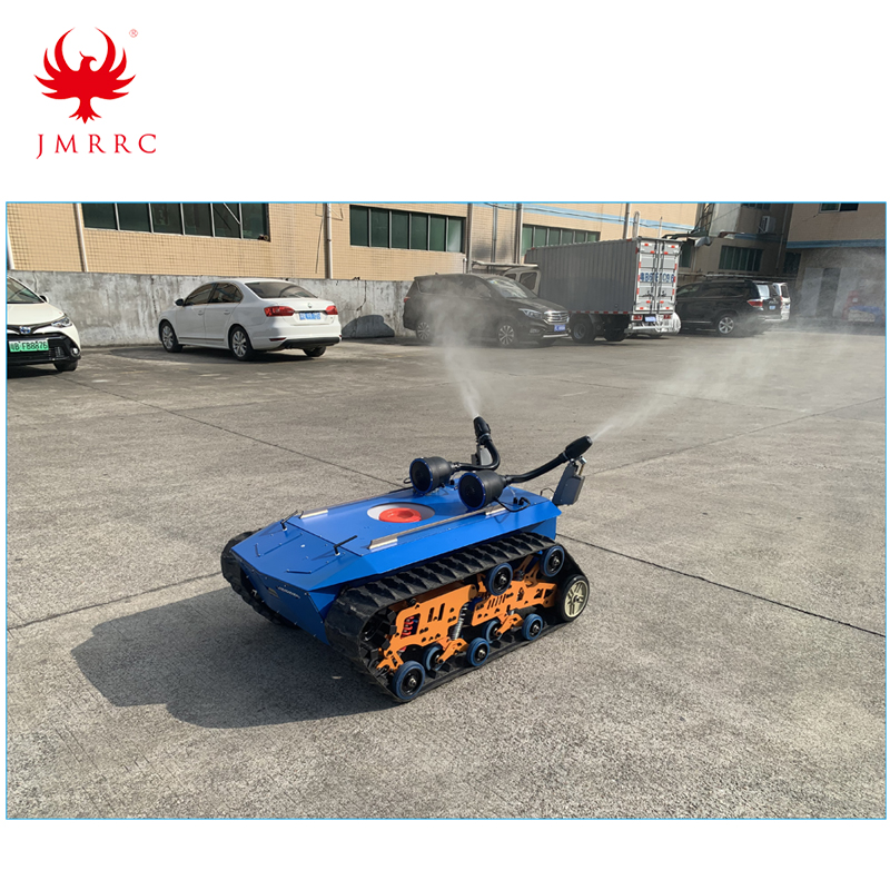 70L Track Tank Pesticide Spraying Robot Car Irrigation Vehicle Streets Cleaning Robot