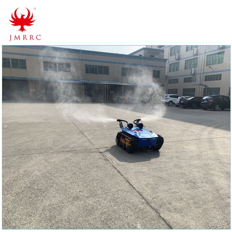70L Track Tank Pesticide Spraying Robot Car Irrigation Vehicle Streets Cleaning Robot