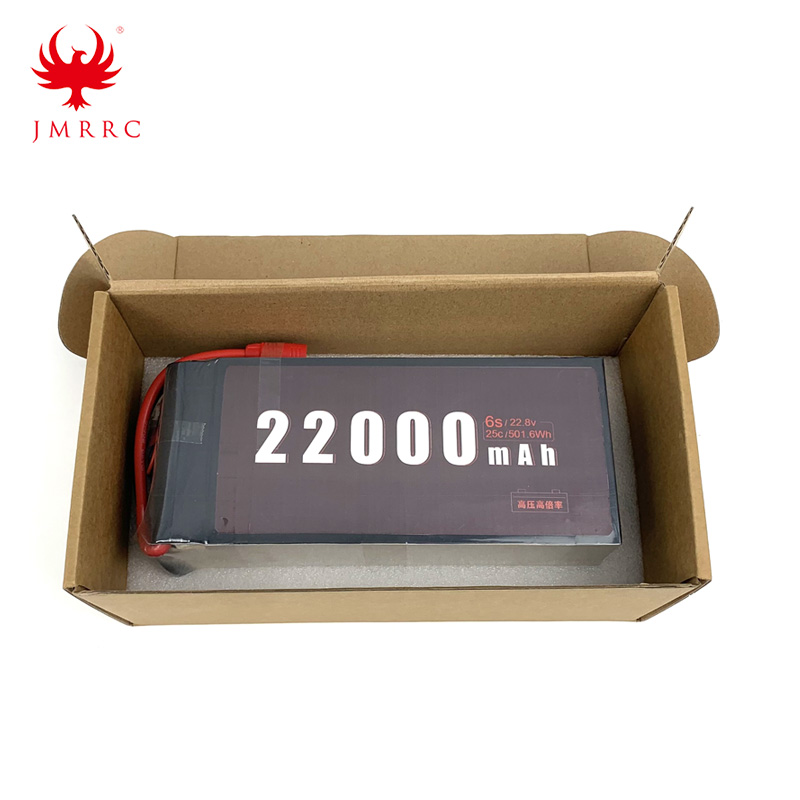 6S 22.8V 22000mAh High-Voltage 25C Lipo Battery