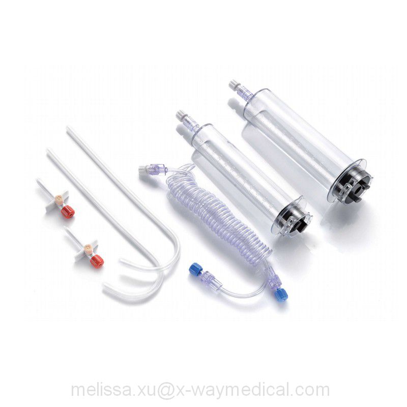 65ml 115ml medical contrast agent Radiographic MRI injector syringes for Medrad Spectris Solaris for vascular imaging injection system