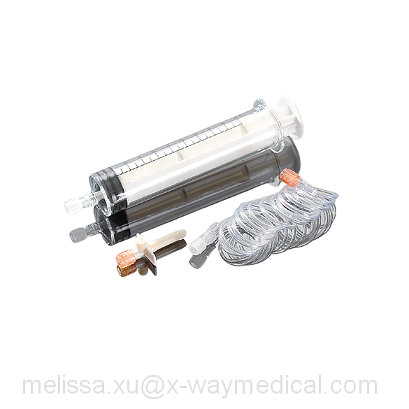 100ml CT scanner High pressure controlled contrast injection syringe system for Nemoto Kyorindo A-25, Fluoroscopic angiography tools pumps