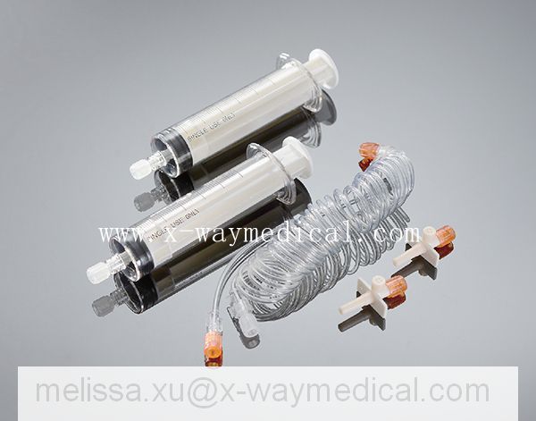 100ml CT scanner High pressure controlled contrast injection syringe system for Nemoto Kyorindo A-25, Fluoroscopic angiography tools pumps