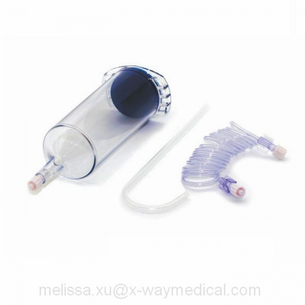 High pressure 200ml Computerized tomography imaging Angiographic syringes for Medtron Accutron Germany Contrast injector suppliers