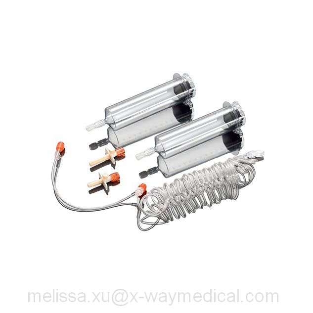 115ml 200ml Angiographic Syringes CT injector pump for Guangzhou Youwo YW-CT202 YW-CT201 contrast media delivery system equipment device
