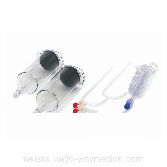 Medical Contrast media delivery imaging equipment 200ml CT Angiographic syringe for Medtron Accutron 65ml MRI manufacturers