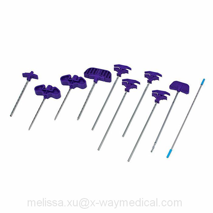 Bone cement vertebrae injection Kyphoplasty Tool Kit, vertebroplasty centrum puncture catheter devices needles tools kit