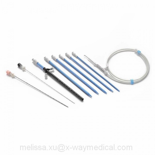 Nephrolith Percutaneous puncture dilation and expansion catheter, Nephrostomy drainage Sets for renal stones hydronephrosis