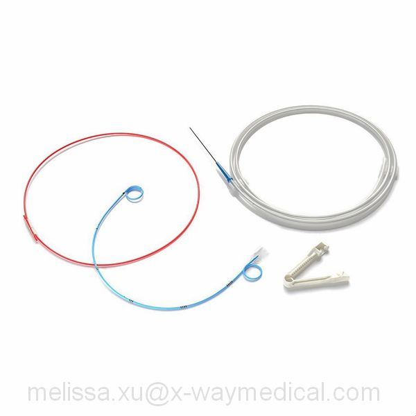 0.032 0.035 80cm Percutaneous urological Super Stiff PTFE Coated Guide Wires, Stainless steel extra support diagnostic guidewires