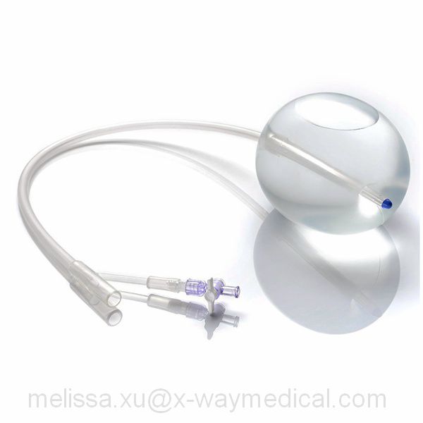 500ml Silicone Rapid Instillation Postpartum inflation Balloon catheter, pressure uterine hemostasis bleeding reduction prevention device