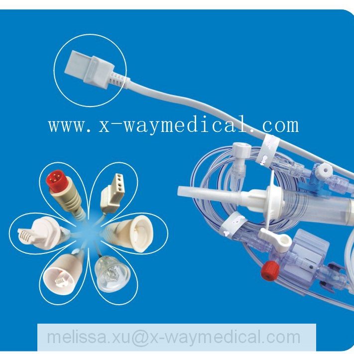 Disposable IBP artery atrial monitoring Pressure Transducers converter for Baxter Utah Abbott BD Argon B Braun USB Edward Medex Philips PVB Mindray connector, pressductor 