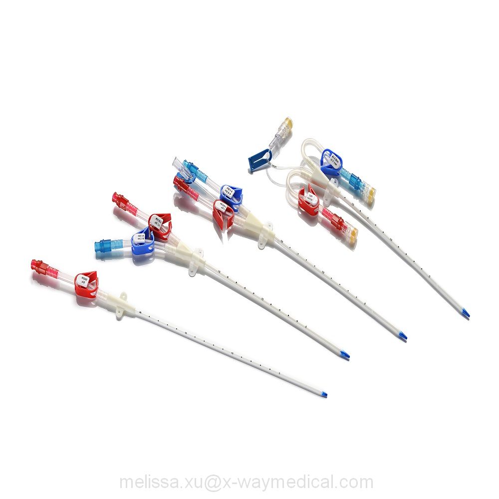 Vascular access Hemodialysis catheterization kits, Venovenous IHD HD hematodialysis dialysis catheter dilator set hemodiafiltration tube