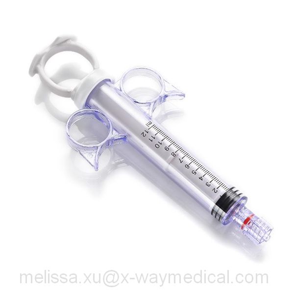 10ml 12ml 20ml Smooth aspiration angiographic control syringe with less force and high flow rate with female luer lock connector