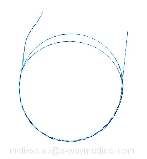 450cm Endoscopic retrograde cholangiopancreatography ERCP guidewires, PTFE Nitinol X-RAY opaque zebra guide wire