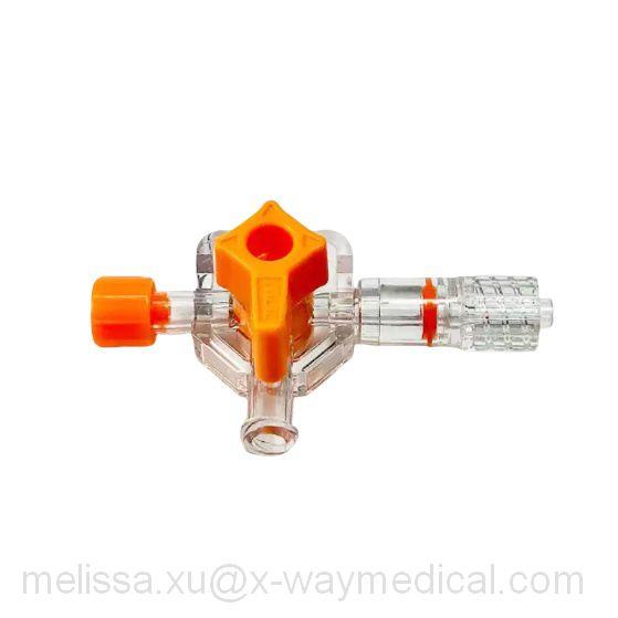 1200psi 500psi pressure 3-Way stopcock with OFF handle, 2 female luer lock 2-way adapter one port manifold 13810 99751