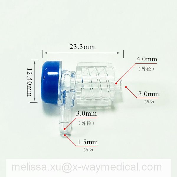 0Fr – 9Fr male luer lock to ID 3.0mm tube Hemostasis valve, T stanch connector adapter bleeding stopper