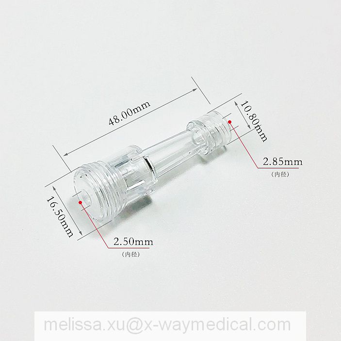 0Fr - 7Fr Push pull type hemostatic Y connectors, male luer lock press hemostasis valves adapter