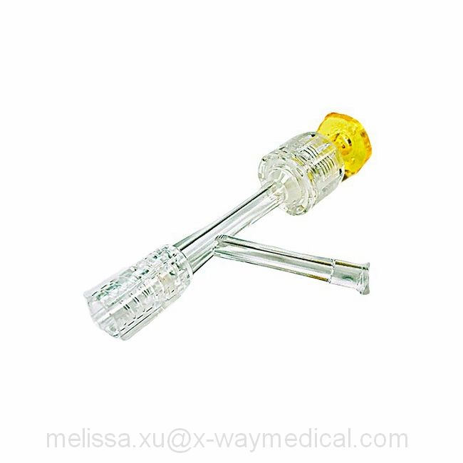 0Fr – 9Fr Goldman Hemostasis valves Y connector, Rotating male female luer lock sideport 0.118 inch